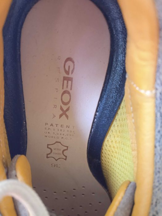 Geox 100% оригинални дамски дишащи обувки естествена кожа - Нови