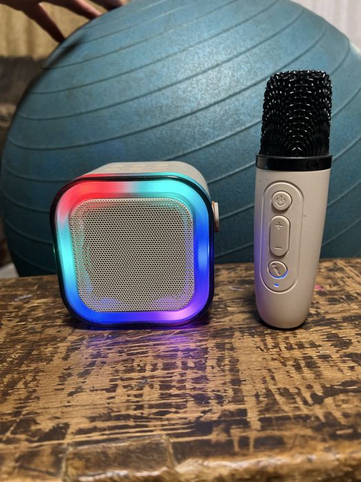Колонка и микрофон карооке