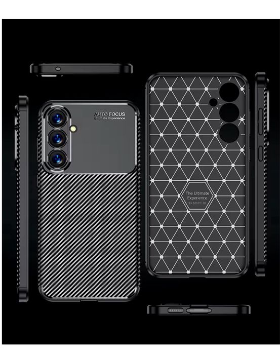 Samsung A25/A24/A12/A13/A14/A15/A16 - Husa Silicon Carbon Neagra Black
