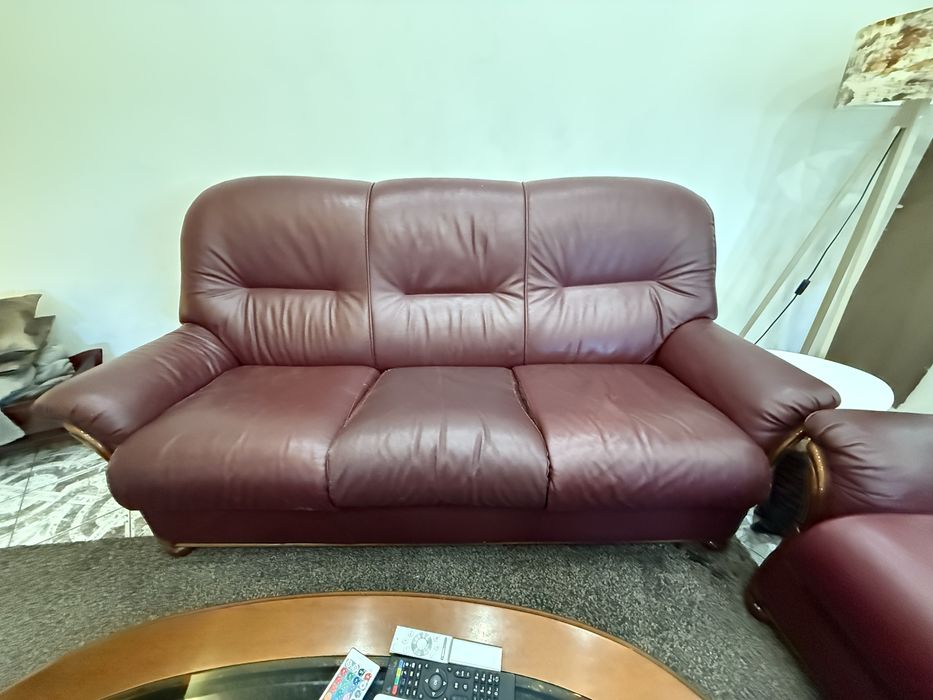 Кожена холова гарнитура