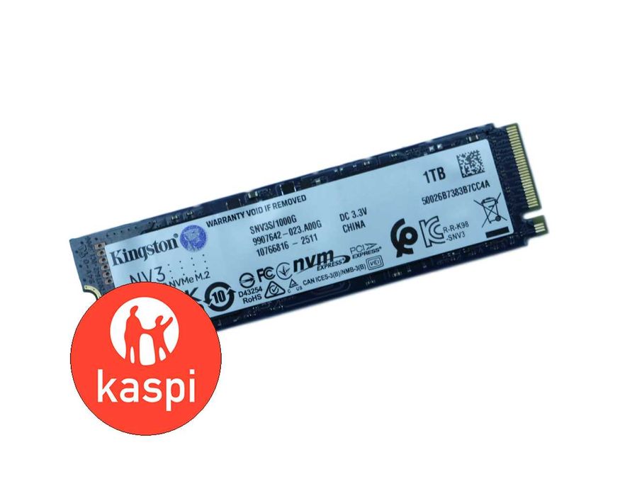 Жесткий диск SSD 1 Tb NVMe M.2 M.2 2280 Kingston