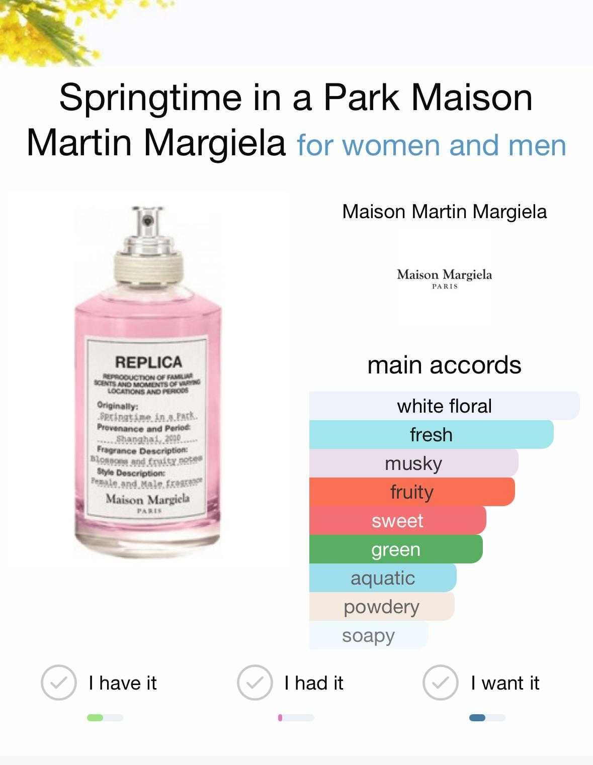 Maison Margiela - Springtime in a Park Maison, unisex , 100% original