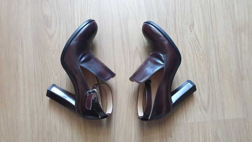 Pantofi piele 36, stare f buna