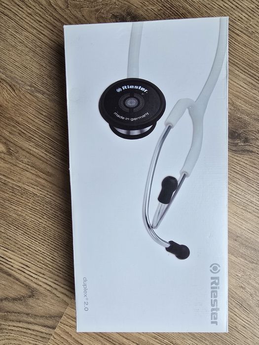 Stetoscop Duplex 2.0, Riester, aluminiu alb 4200-02