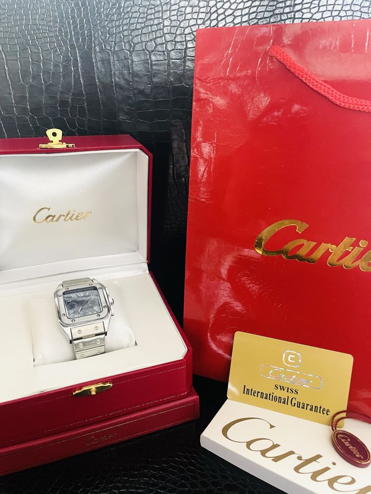 Cartier Fullset Santos Chronograph Classic