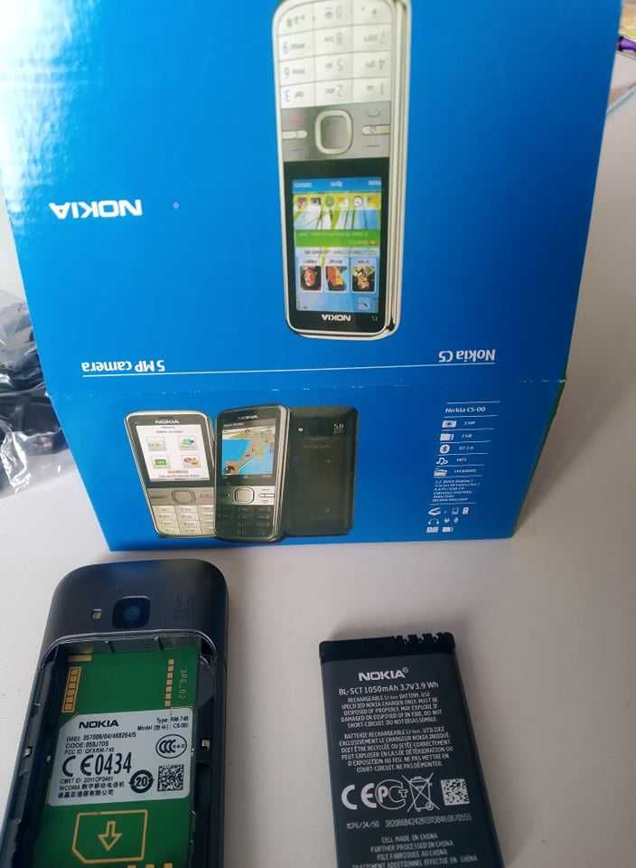 Мобилен телефон Nokia C5-00 сив 5MP, GPS, symbian, ram 512 bluetooth