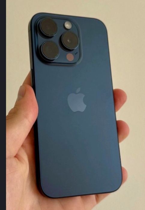 Schimb/vand iPhone 15 Pro Blue Titanium, cutie factura, doar Bucuresti