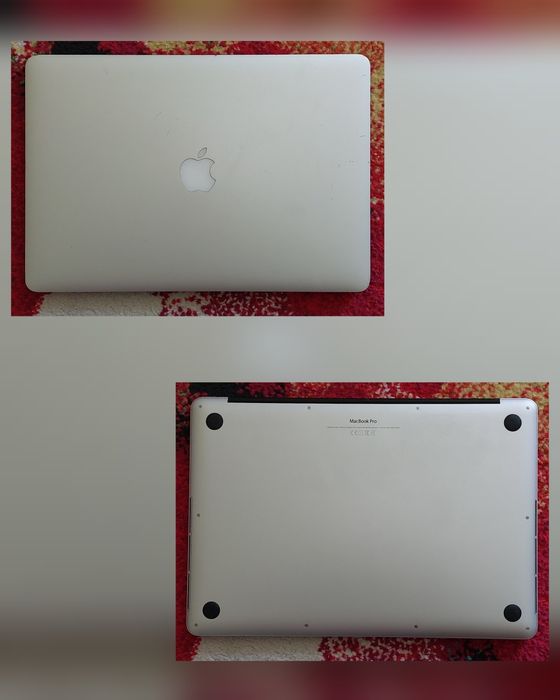 Laptop MacBook Pro Retina 15,4" mid 2015 I7 16gb 120gb ssd