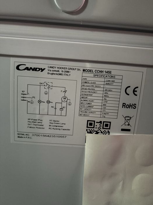 Lada frigorifica CANDY 137 litrii