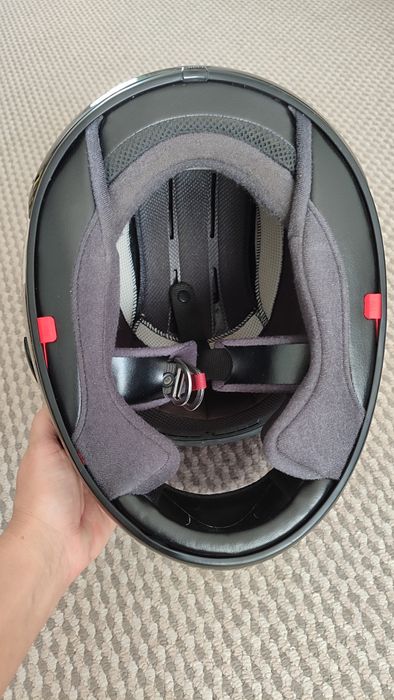 Casca moto Shoei X-Spirit 2 cu 3 viziere, negru lucios, mărime XL