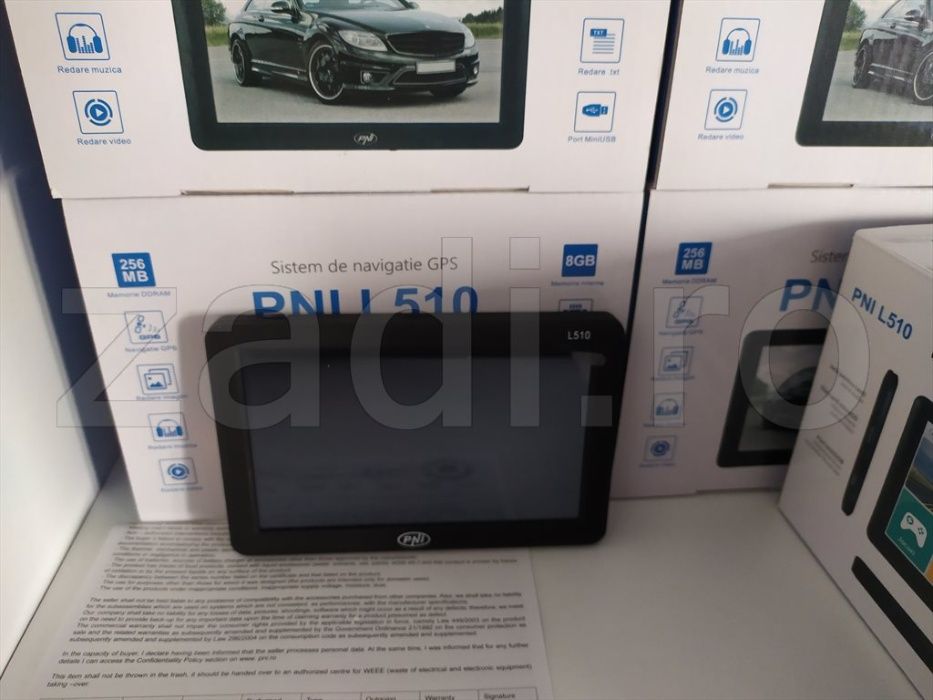 PNI L510-GPS CAMION, gata de drum-setari gabarit,axe,adr-camere radar