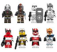 Set 8 Minifigurine tip Lego Star Wars cu Wilco Clone Trooper