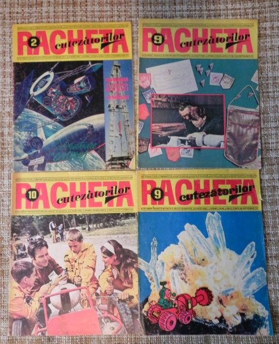lot 9 Reviste racheta cutezatorilor diverse numere 1970 - 1973