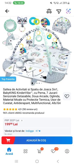 Tarc / Saltea de Activitati si Spatiu de Joaca