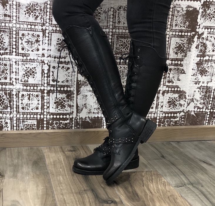 Високи италиански ботуши Felmini 39 номер