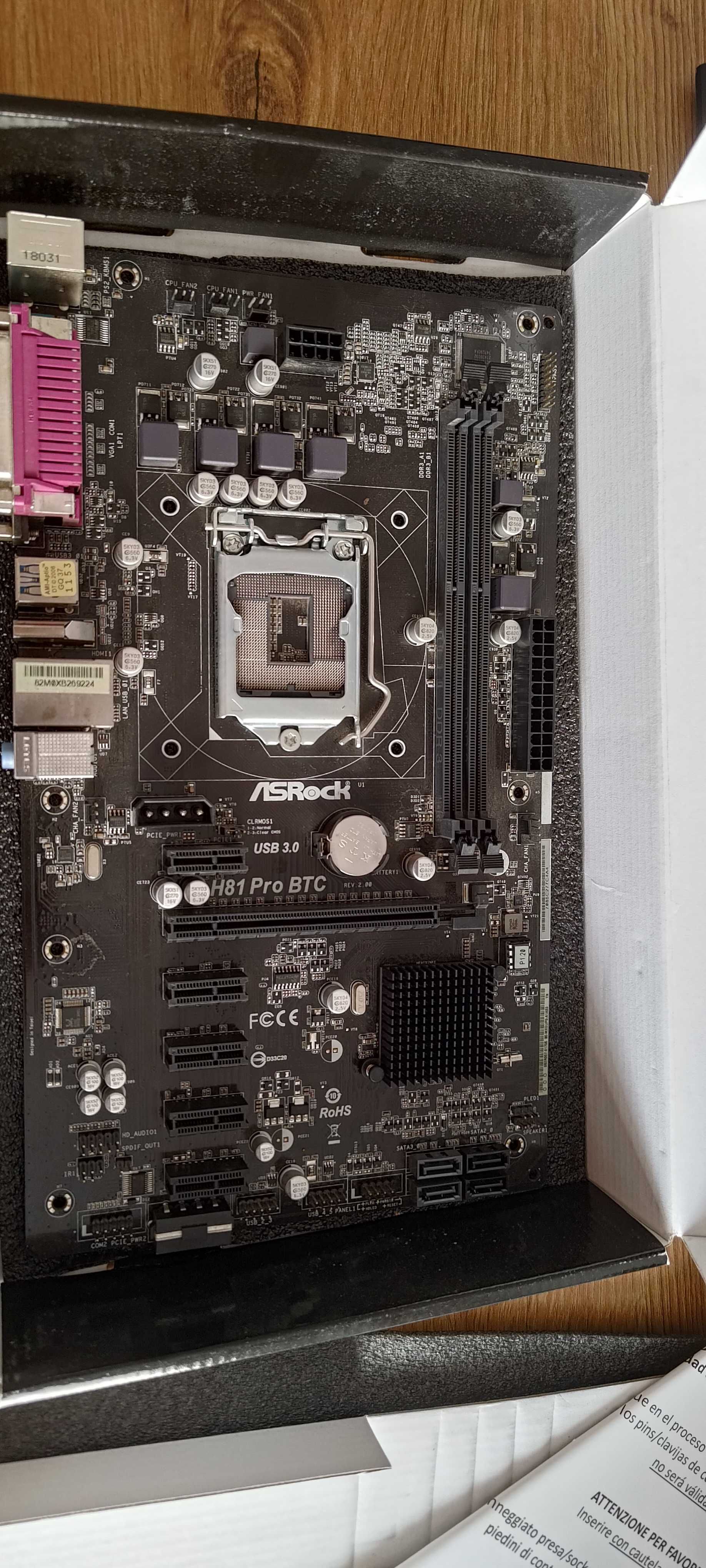 ASRock H81 PRO BTC R2.0 LGA 1150 ATX
