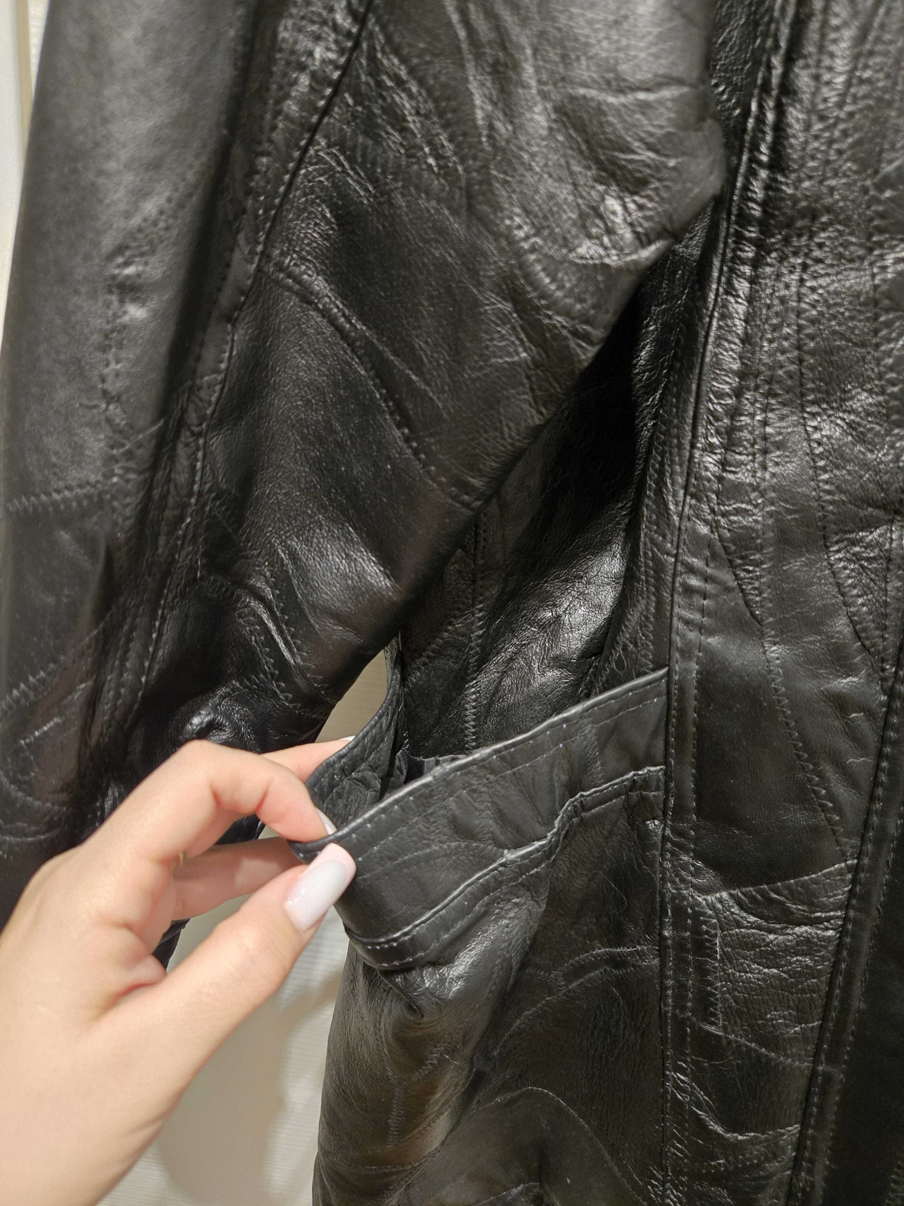 Geaca, parpalac, jacheta, palton piele naturala dama/femei marimea XL