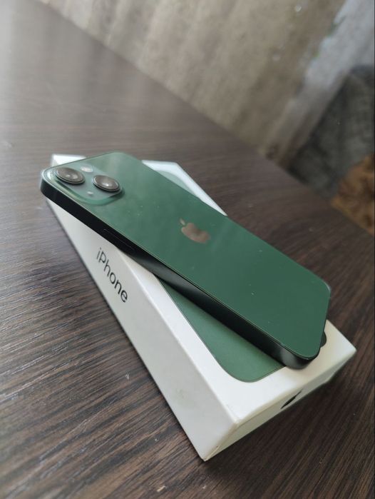 IPhone 13 green.