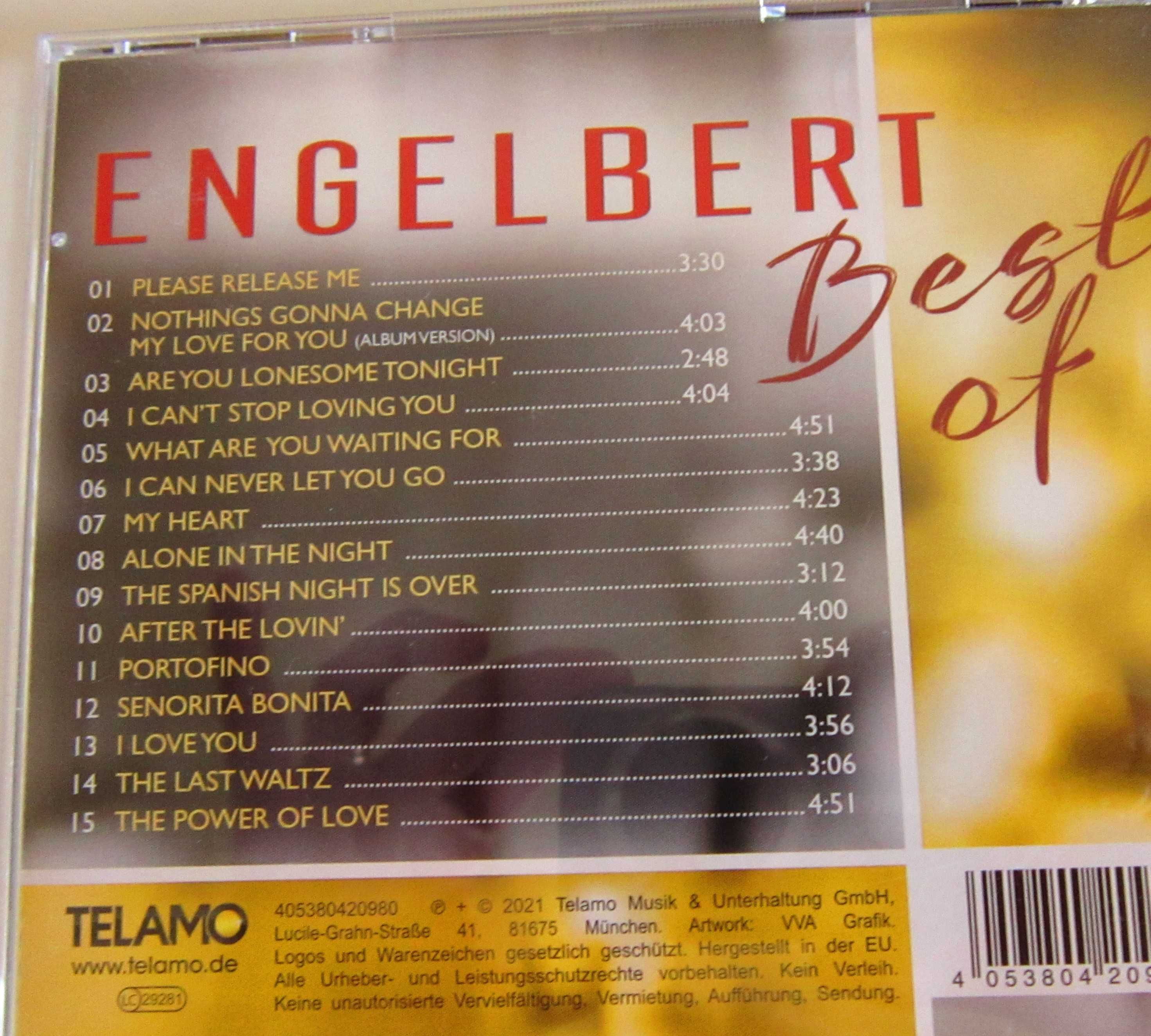 cd Best of Engelbert  Humperdinck -Munchen 2021