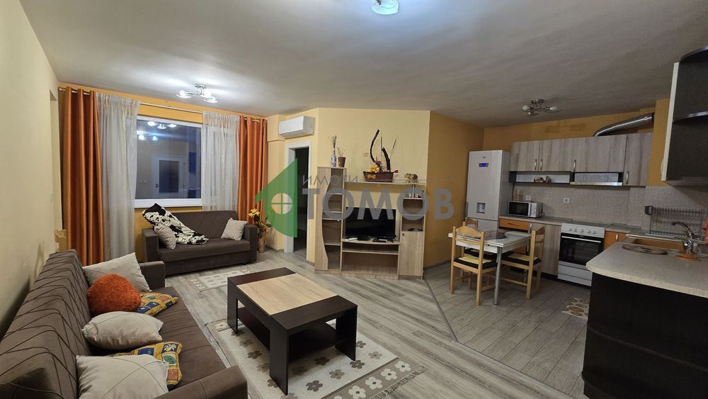 Обзаведен двустаен апартамент под наем в кв. Опълченски