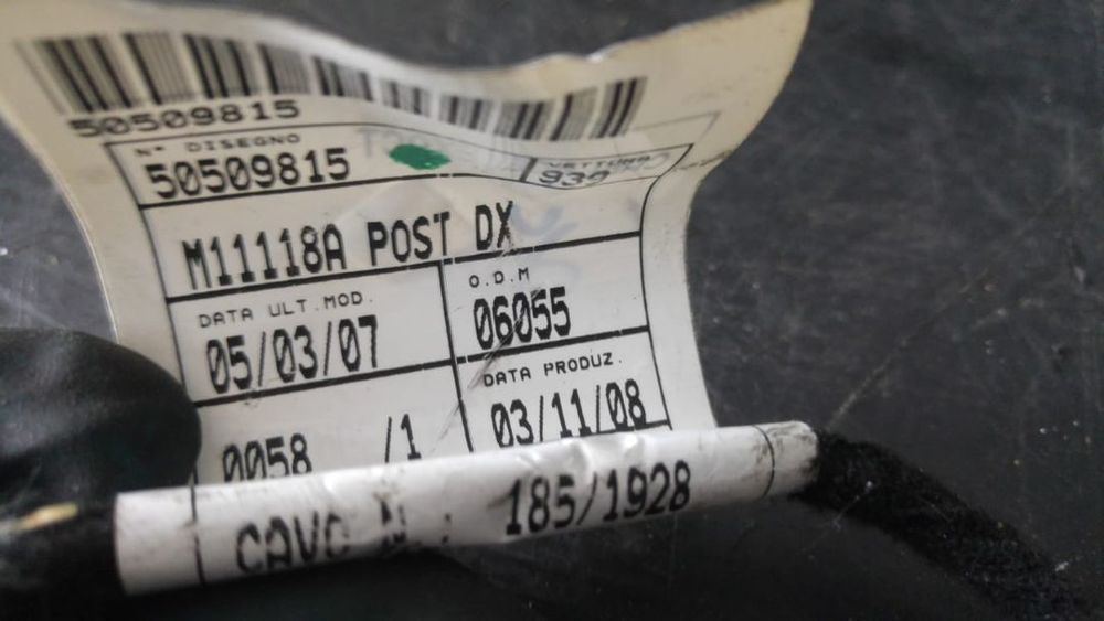 Instalatie electrica usa dreapta spate alfa romeo 159 50509815