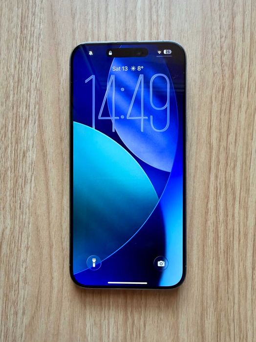 iPhone 15 Pro Max, 256GB, Natural Titanium - Перфектно състояние