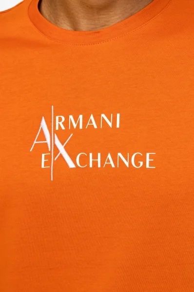 Tricou Armani Exchange marimea L portocaliu