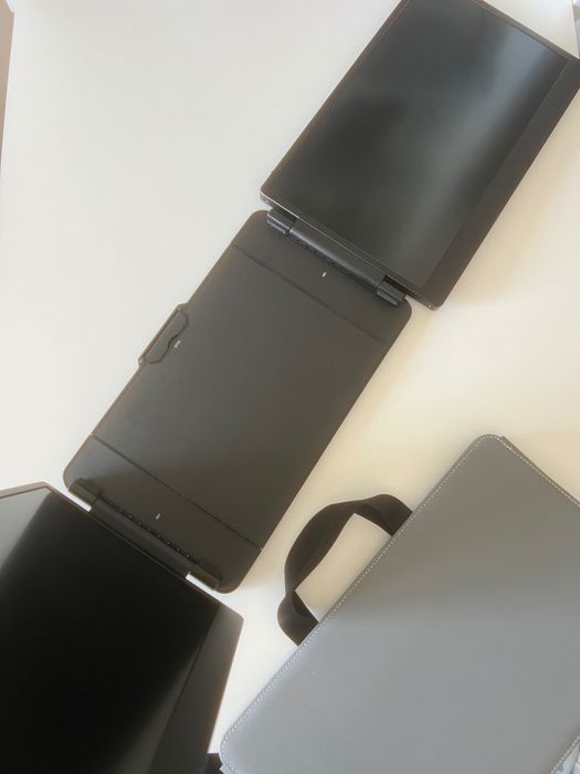 TeamGee Monitor Extensibil ,Portabil pentru laptopEcran Dublu 14 inchi