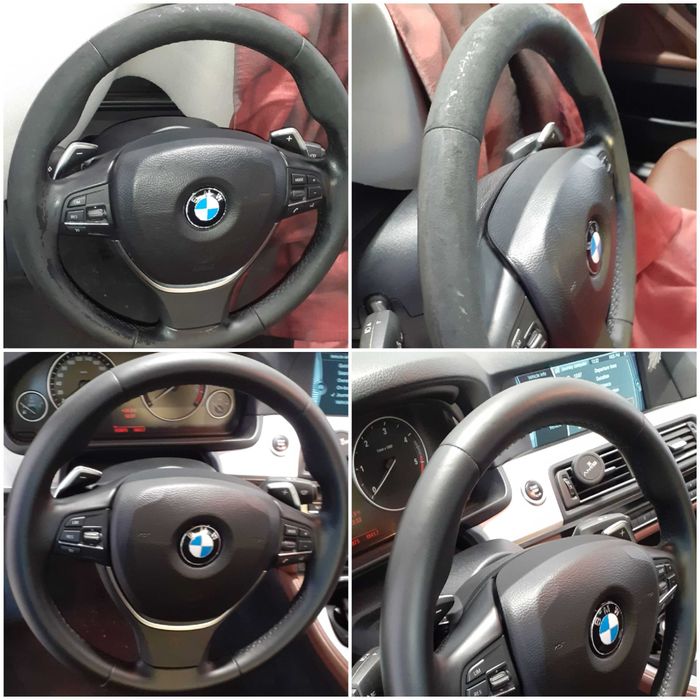 Vopsim piele scaun, bancheta, volan, cotiera, usii