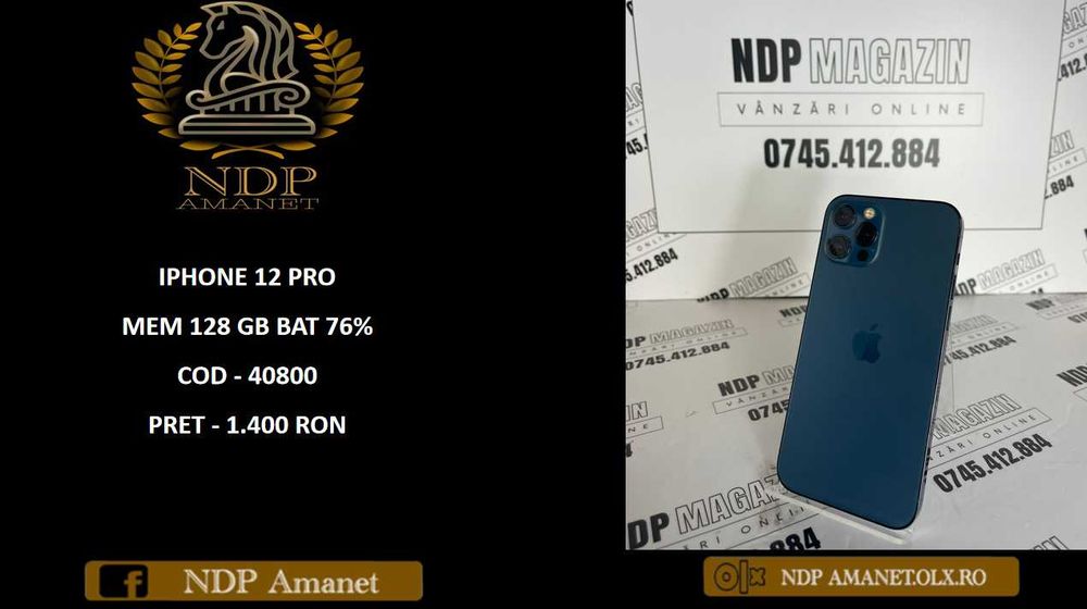 NDP Amanet NON-STOP Bld.Iuliu Maniu 69 IPHONE 12 PRO  (40800)