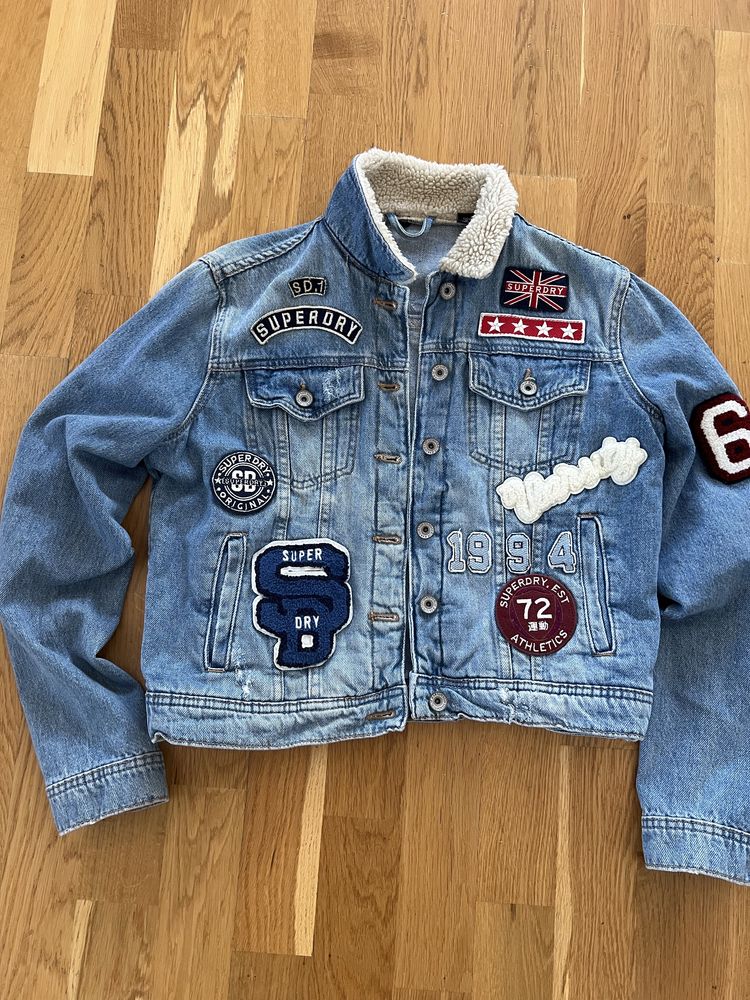 Късо дънково яке Superdry