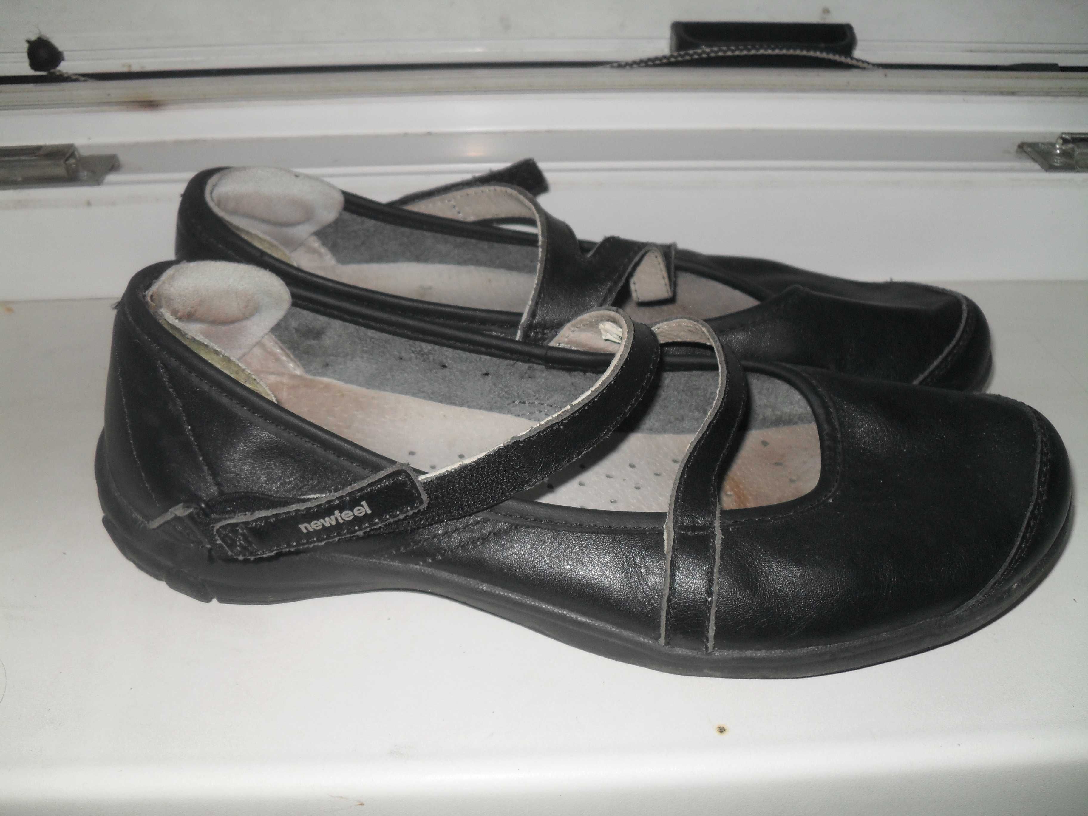Кожени обувки тип "балерина", н. 39 - Декатлон