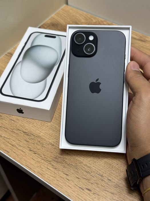  iPhone 15 5G 128gb ch/a dual sim black в идеале