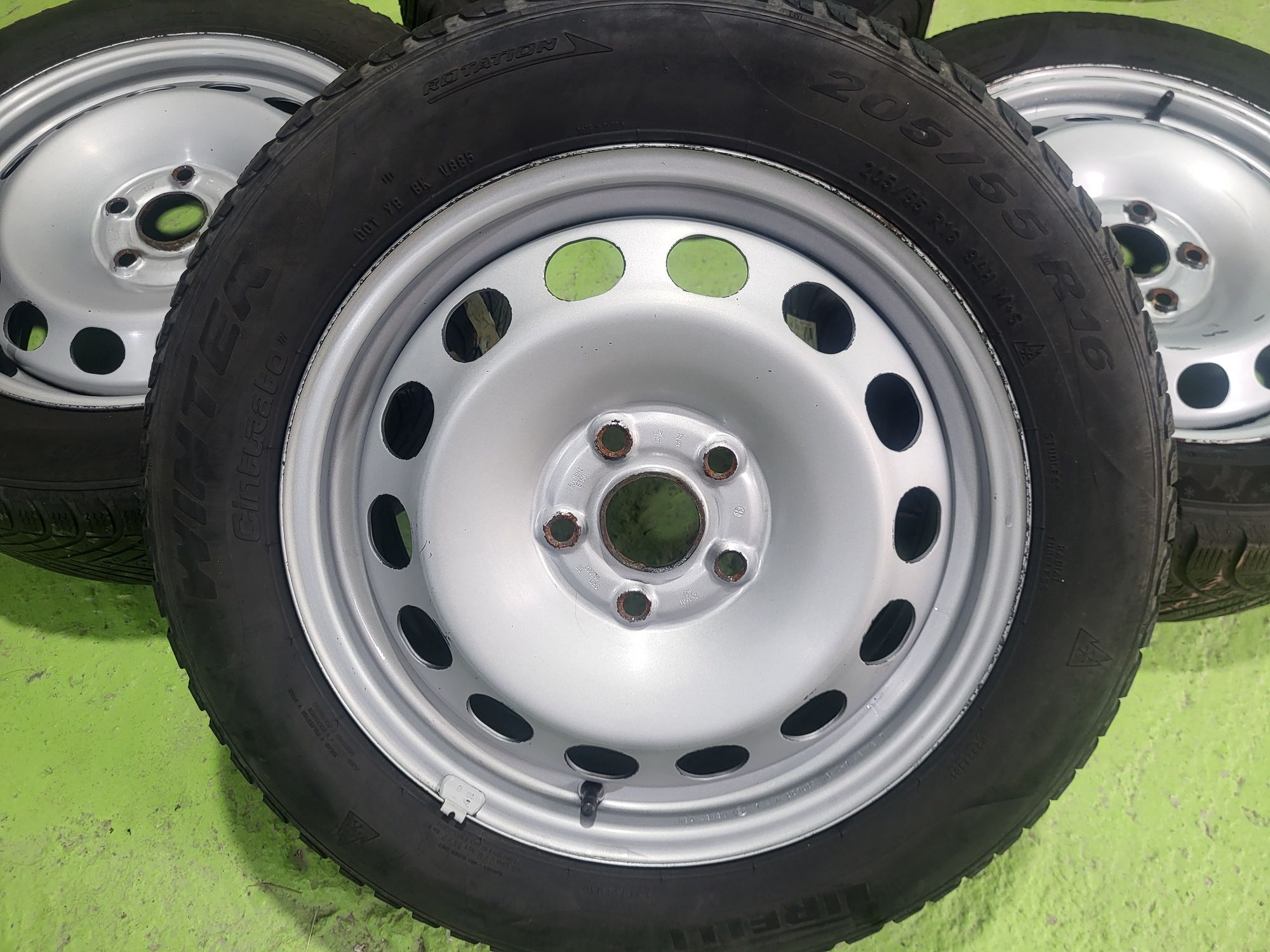 16 5х112 метална джанта Vw Audi Skoda Seat 5х112 джанти резервна гума