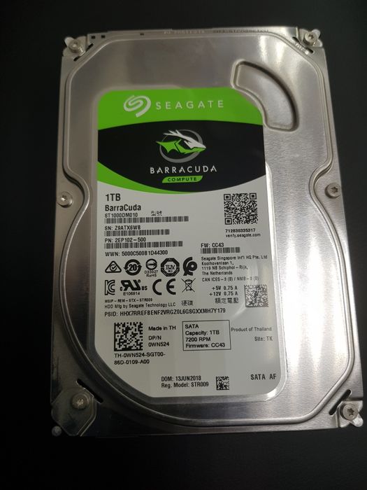 Продам жёсткий диск 1 ТБ