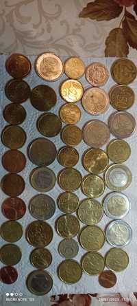 Monede vechi diferite țări.