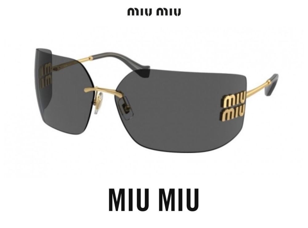 Очки Miu Miu маска 2024 тренд