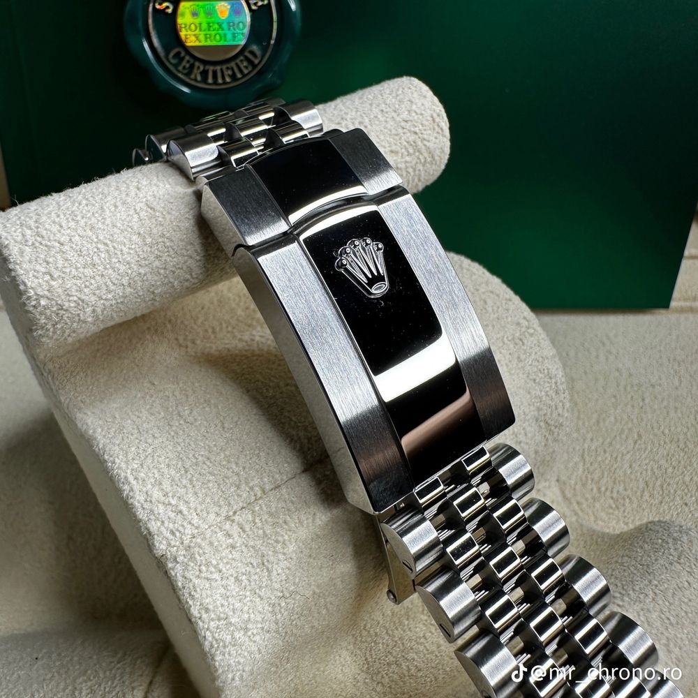 rolex datejust 41  18k white gold jubilee wimbledon 2023