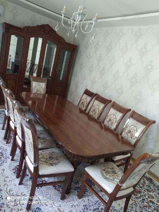 10 кишилик стол стул