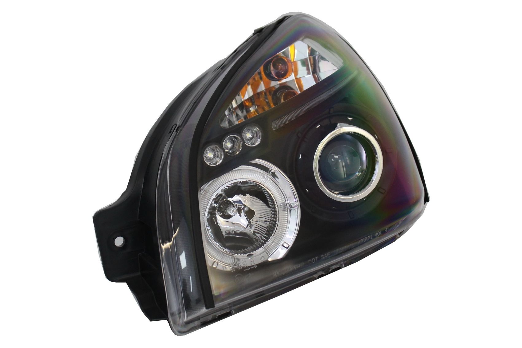 Faruri Angel Eyes Hyundai Tucson (2004-2010) Negre