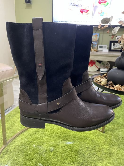 Ghete piele Tommy Hilfiger