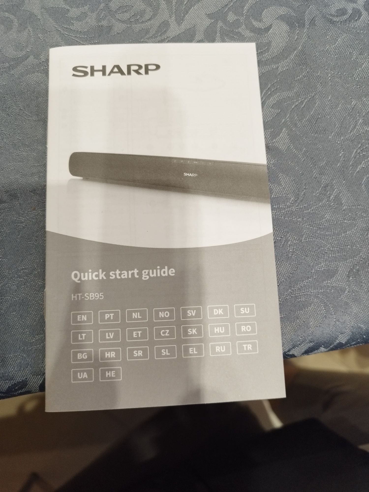 Soundbar Sharp HT-SB95, 2.0, 40W, HDMI ARC, Bluetooth, Optical, 3.5 mm