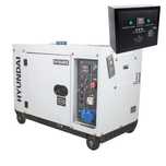 Generator curent monofazat 6.5kVA motor diesel Hyundai DHY-8600SE-ATS