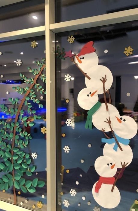 Yangi yilga bog‘cha va maktablar uchun devor bezaklari