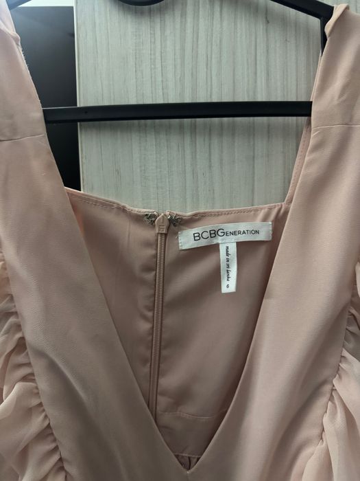 Розова официална  рокля