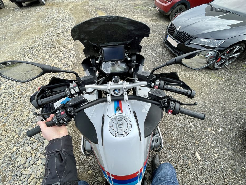 Vand ghidon moto BMW K53 si protectie Touratech pentru far BMW R1200GS
