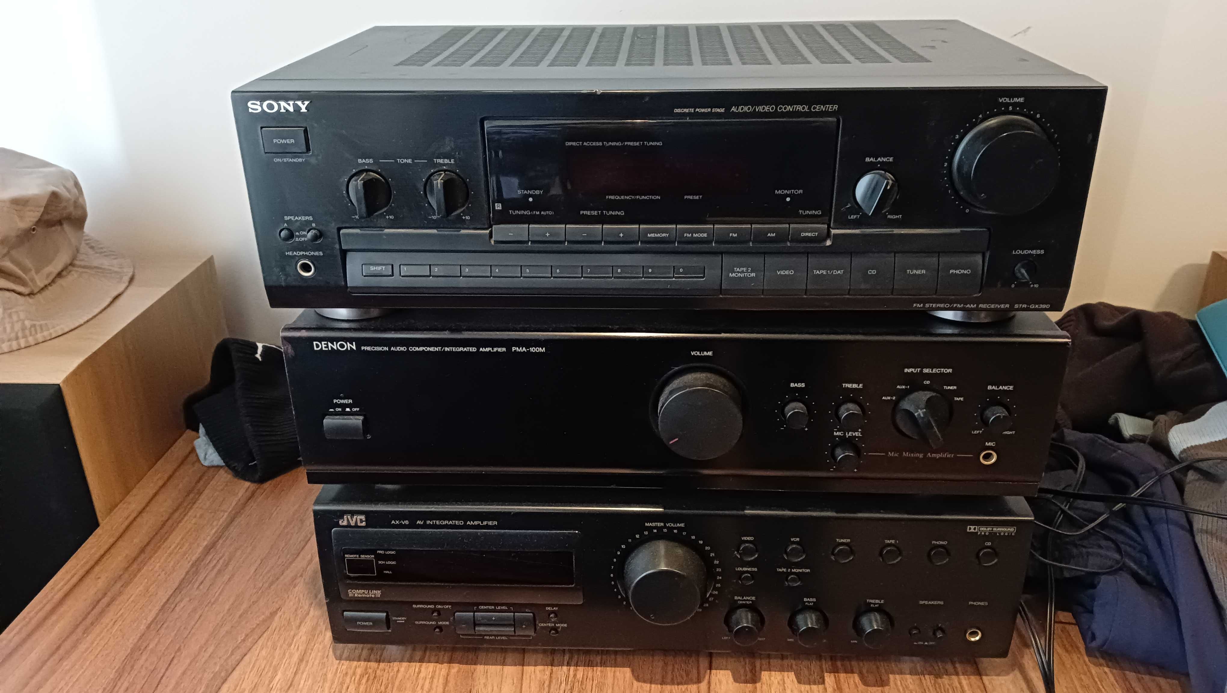 boxe eltax+ amplificator denon,jvc,sony