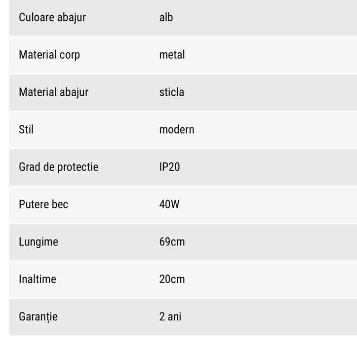 Plafoniera spot Lamar LY-1004, 4 x E14, 40W