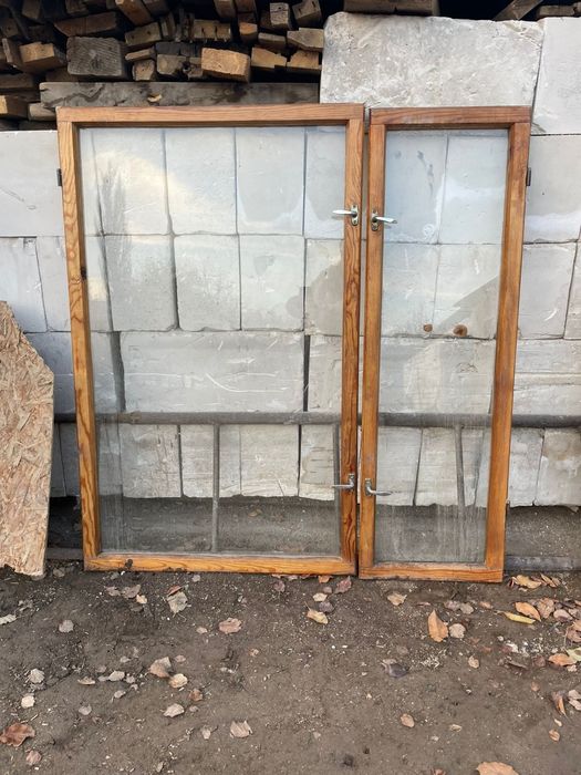 Деревянные окна без коробок