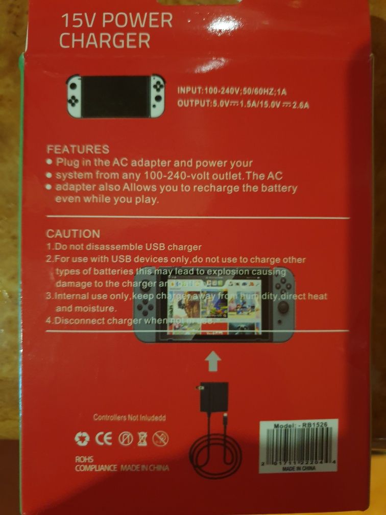 Incarcator Nintendo Switch pentru dock